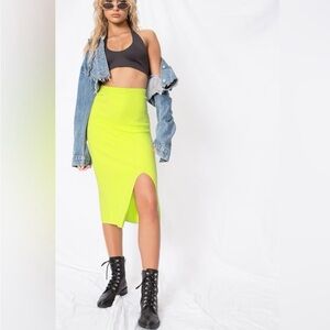 Free People Skylight knit skirt